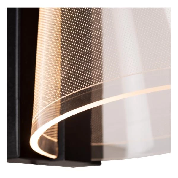 Lucide KORGIS - Wandleuchte Badezimmer - LED - 1x10W 3000K - IP44 - Transparent - detail 2